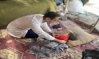 ویزیت کودکان بیمار در ایلگردشی هفتگی در دشت لار غرب