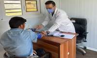 ارائه خدمات پزشکی به مراجعین پایگاه سلامت دشت لار غرب