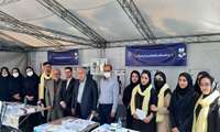 برپایی غرفه های ارائه خدمات بهداشتی در دانشگاه شهید بهشتی