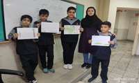 برگزاری مسابقه نقاشی در مدرسه فرزانه محله دربند 
