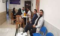 برپایی میز خدمت در درمانگاه دانشگاه شهید بهشتی 