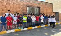 مسابقه ورزشی به مناسبت هفته سلامت برای پایه پنجم ابتدایی مدرسه ناصری ازگل
