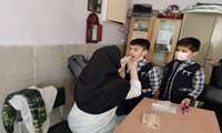 آموزش بهداشت دهان و دندان و آموزش تغذیه سالم در مدرسه پسرانه خواجه نوری سوهانک