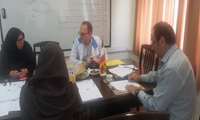 نشست کارشناس بهداشت محیط با مسئول امور دانشجویی دانشگاه آزاد سوهانک
