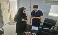 بازدید صبحگاهی مدیر شبکه از واحدهای تحت پوشش با تأکید بر ارتقای کیفیت خدمات