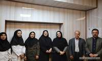 مراسم معارفه مسئول جدید مرکز خدمات جامع سلامت طالقانی برگزار شد