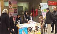 برپایی غرفه بسیج ملی تغذیه سالم در دو ایستگاه متروی شهرستان شمیرانات 